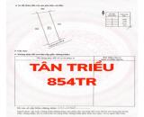 Chính chủ bán đất ven sông Phường Tân Triều, đường xe hơi, sổ hồng riêng 854 triệu