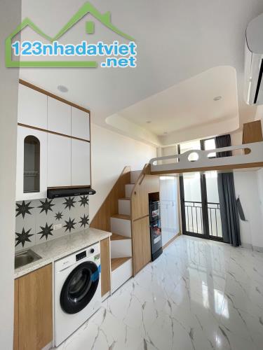 BÁN TÒA CHDV MAI ĐỘNG 90M - 27 PHÒNG - 7T THANG MÁY. DOANH THU ~120 TR/THÁNG. GIÁ 23.85 TỶ - 2