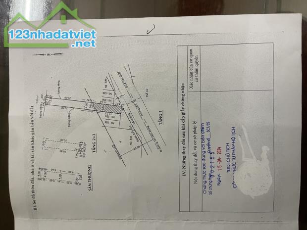 Cần bán căn nhà mặt tiền đường Hương Lộ 2, diện tích lớn 4 x 42