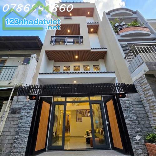 BÁN NHÀ MỚI 100% – 5 TẦNG BTCT – HẺM ÂU DƯƠNG LÂN, PHƯỜNG CHÁNH HƯNG Q8