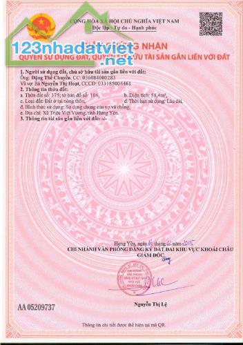 CHỈ 1,68 TỶ – SỞ HỮU NGAY LÔ ĐẤT ĐẸP TẠI TRIỆU VIỆT VƯƠNG, HƯNG YÊN - 1
