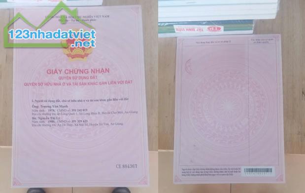 GIÁ TỐT - CHÍNH CHỦ Cần Bán Nhanh Lô Đất Vị Trí Tại Xã Núi Tô, Huyện Tri Tôn, Tỉnh An - 1