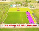 Bán đất mt đường beton Lê Văn Bụi , xã Đức Tân, Tân Trụ tdt 825m2 ( 150m2 thổ) giá 1,25 tỷ