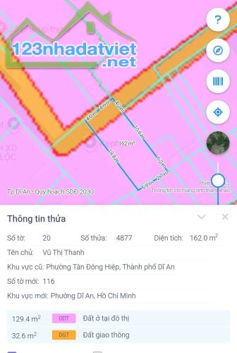 BÁN ĐẤT HẺM XE HƠI DĨ AN - NGANG 8 MÉT PHÂN 2 LÔ HOẶC XÂY BIỆT THỰ - 4