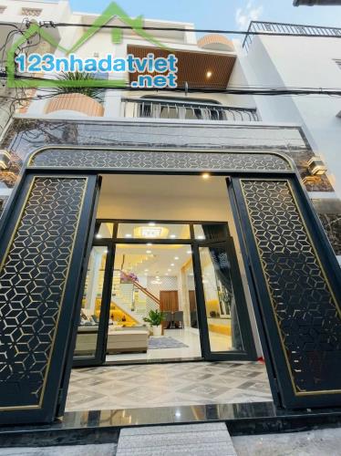 [K2887] Bán nhà mới đẹp Phạm Văn Chiêu An Hội Đông, cạnh Chợ Thạch Đà, 5.x tỷ