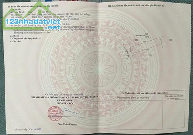 ĐẤT ĐẸP GIÁ TỐT – BÁN LÔ ĐẤT THÔN 7, xã Ea Tiêu, huyện Cư Kuin, Đắk Lắk - 1