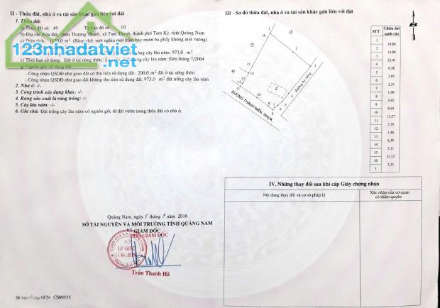 Bán Đất Thôn Thượng Thanh, Tam Thanh, Tam Kỳ, Quảng nam - 4