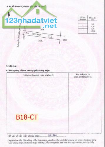 ĐẤT MẶT TIỀN ĐƯỜNG 24M – GẦN TRUNG TÂM CHƠN THÀNH - THỔ CƯ, SỔ SẴN