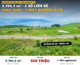 🔥 BÁN ĐẤT NINH HÒA DƯỚI 1 TỶ – 5.194,3M², 2 SỔ RIÊNG, GIÁP SUỐI – TỔNG GIÁ 950 TRIỆU