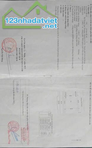 CHÍNH CHỦ Bán Đất Mặt Tiền Đường PHÚ THUẬN – TRUNG LẬP THƯỢNG, CỦ CHI