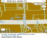 ĐẤT 370M² – NGANG 12M – GIÁ 12 TỶ – MT NHÁNH LÊ QUANG HÒA, THỚI AN, Q.12!