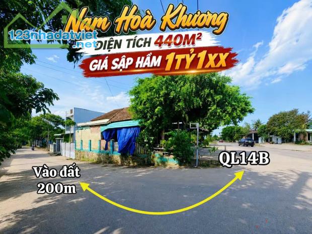BÁN NHANH BIỆT THỰ NHÀ VƯỜN 440M² – GẦN NGÃ TƯ HÒA KHƯƠNG