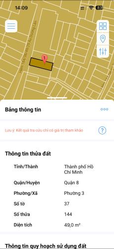 Bán nhà hẻm 3m 184 Âu Dương Lân P3Q8 (P.Chánh Hưng) ko lộ giới - 1