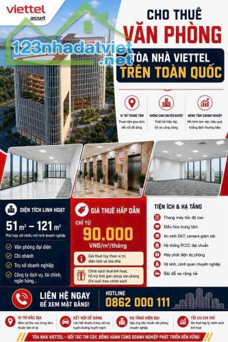 CHO THUÊ VĂN PHÒNG TẠI TOÀ NHÀ VIETTEL LÀO CAI – Vị trí trung tâm kết nối