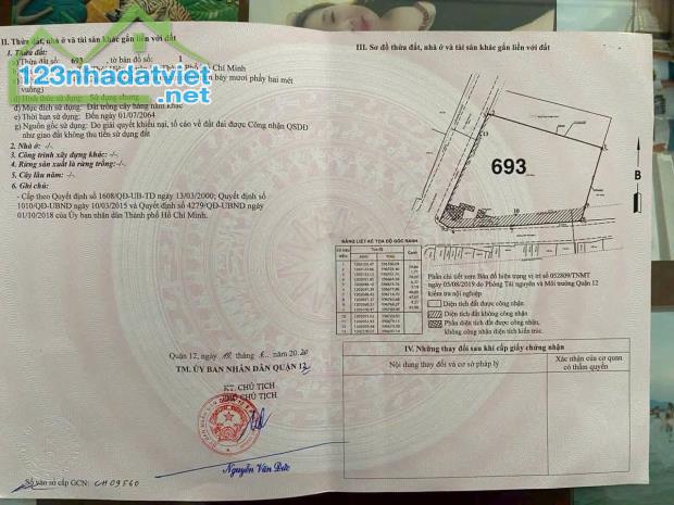 SIÊU PHẨM GÓC 2 MẶT TIỀN TRƯƠNG THỊ HOA & DƯƠNG THỊ MƯỜI – Q12 - 1