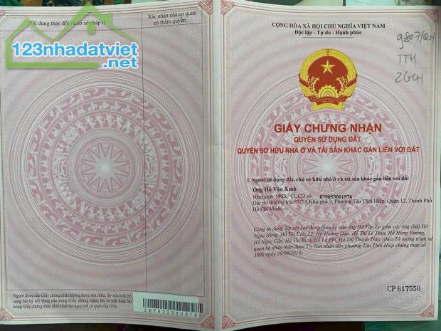 SIÊU PHẨM GÓC 2 MẶT TIỀN TRƯƠNG THỊ HOA & DƯƠNG THỊ MƯỜI – Q12